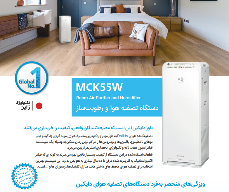 عملکرد فیلتراسیون استریمر در تصفیه هوا دایکین
